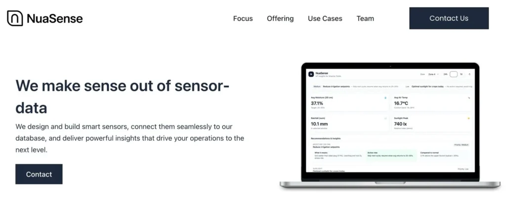Nuasense Smart-Sensor provider from Kenya